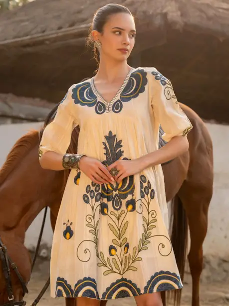 Zara - Boho Midi Dress